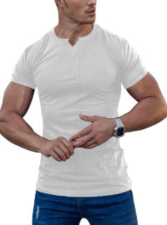 Camiseta "slim fit" blanca